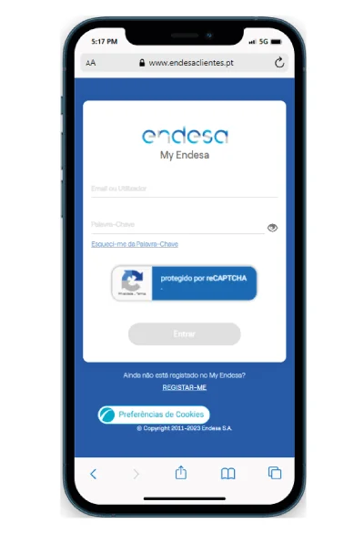 Imagem ilustrativa da Área de cliente Endesa