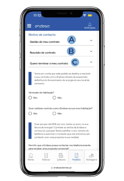 Imagem ilustrativa da Área de cliente Endesa