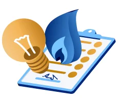 ícone contrato de energia