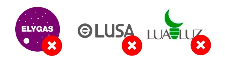 Empresas de Eletricidade desativadas: Elygas e LuaLuz